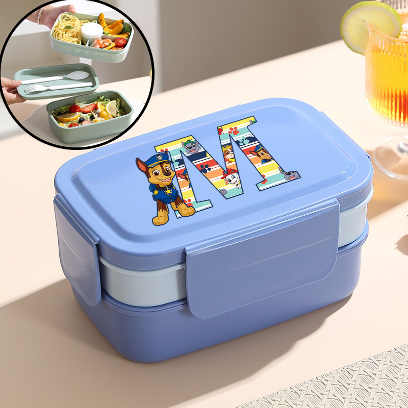Food Storage Box Large - Paw Patrol Double Layered Large Capacity