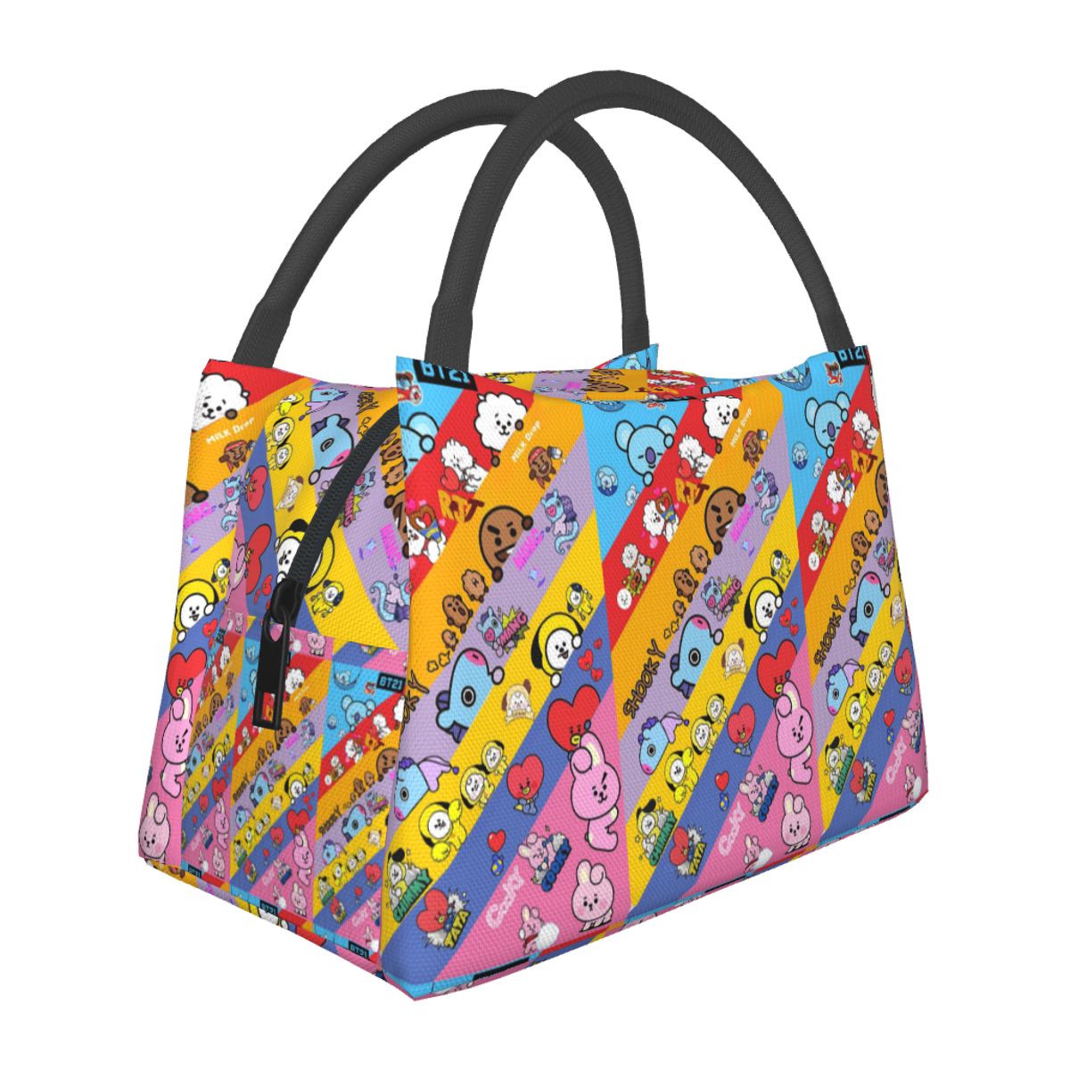 Food Storage In Cooler - Cute Cartoon BT21 Insulated Lunch Bag