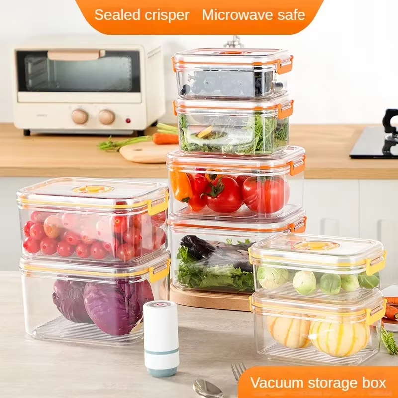 Food Storage On Table - Vacuum Fresh-keeping Box Refrigerator Sealed Canister