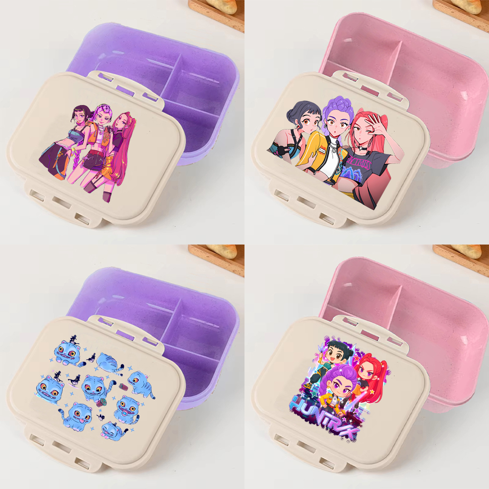 Food Storage Box Large - KPop Demon Hunters Lunch Box Anime
