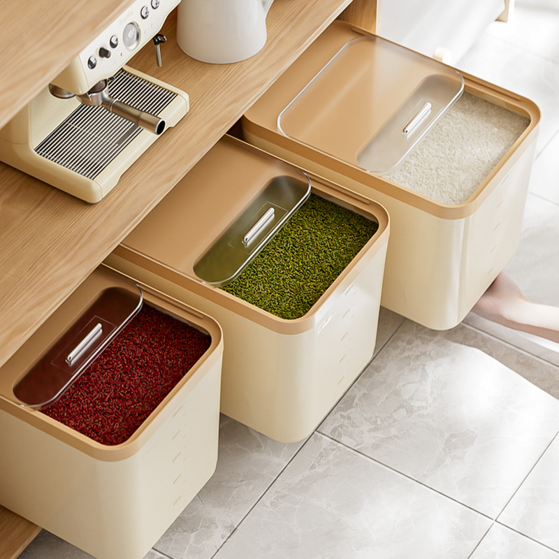 Xl Food Storage Containers With Lids - Large-Capacity Food-Grade Rice Bin – Airtight,