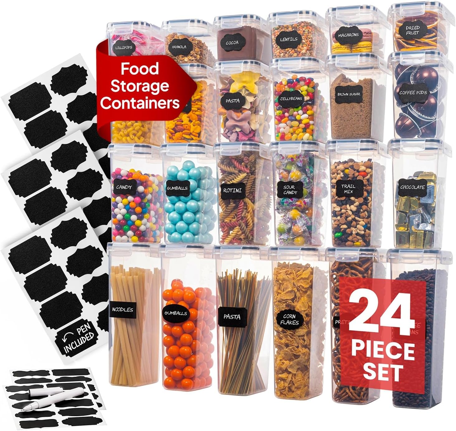 Food Storage Containers Set - Airtight Food Storage Containers Set -