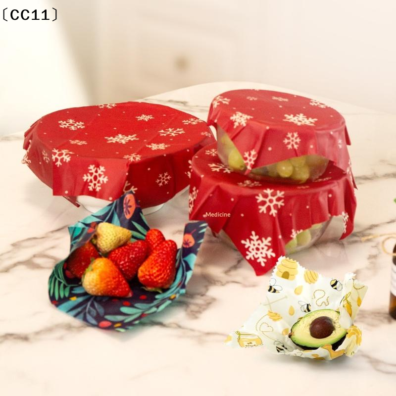 Beeswax Food Wrap - 3sheets Beeswax Food Wrap Roll Reusable