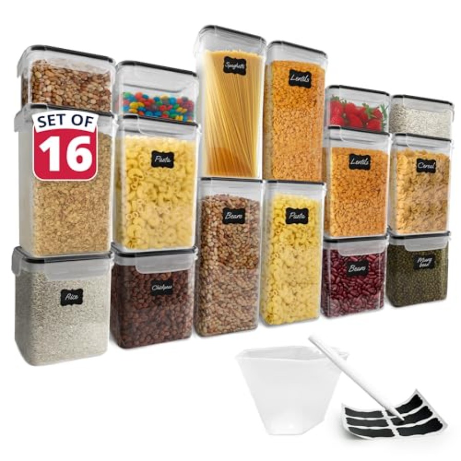 Food Storage Containers Set - Airtight Food Storage Containers with Lids