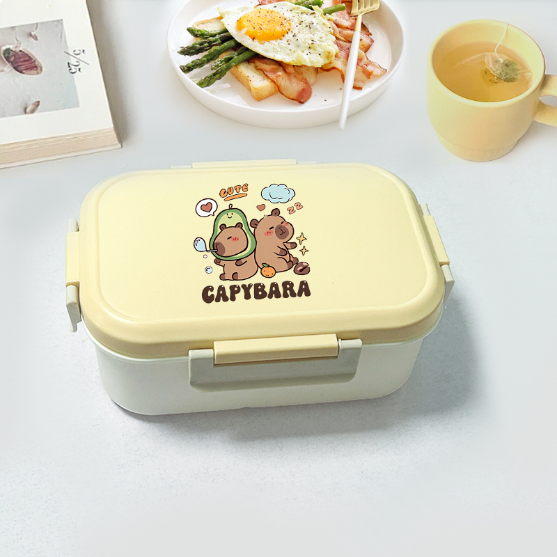 Food Storage In Room - Capybara Bento Lunch Box Cartoon Figure