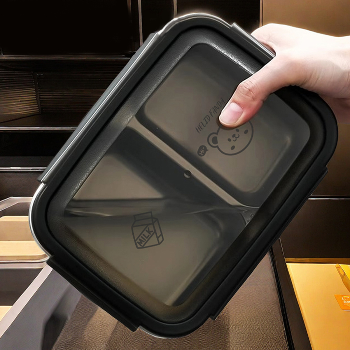 WORTHBUY 2/3 Grids 304 Stainle - Food Storage Box Large のレビューと価格