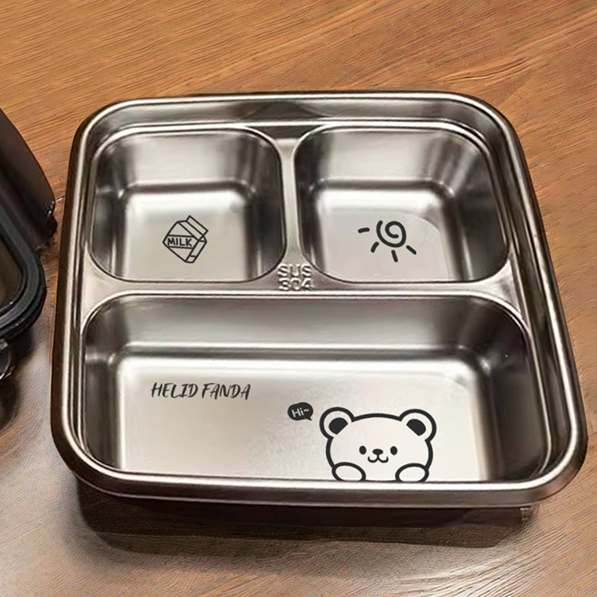 WORTHBUY 2/3 Grids 304 Stainle - Food Storage Box Large のレビューと価格
