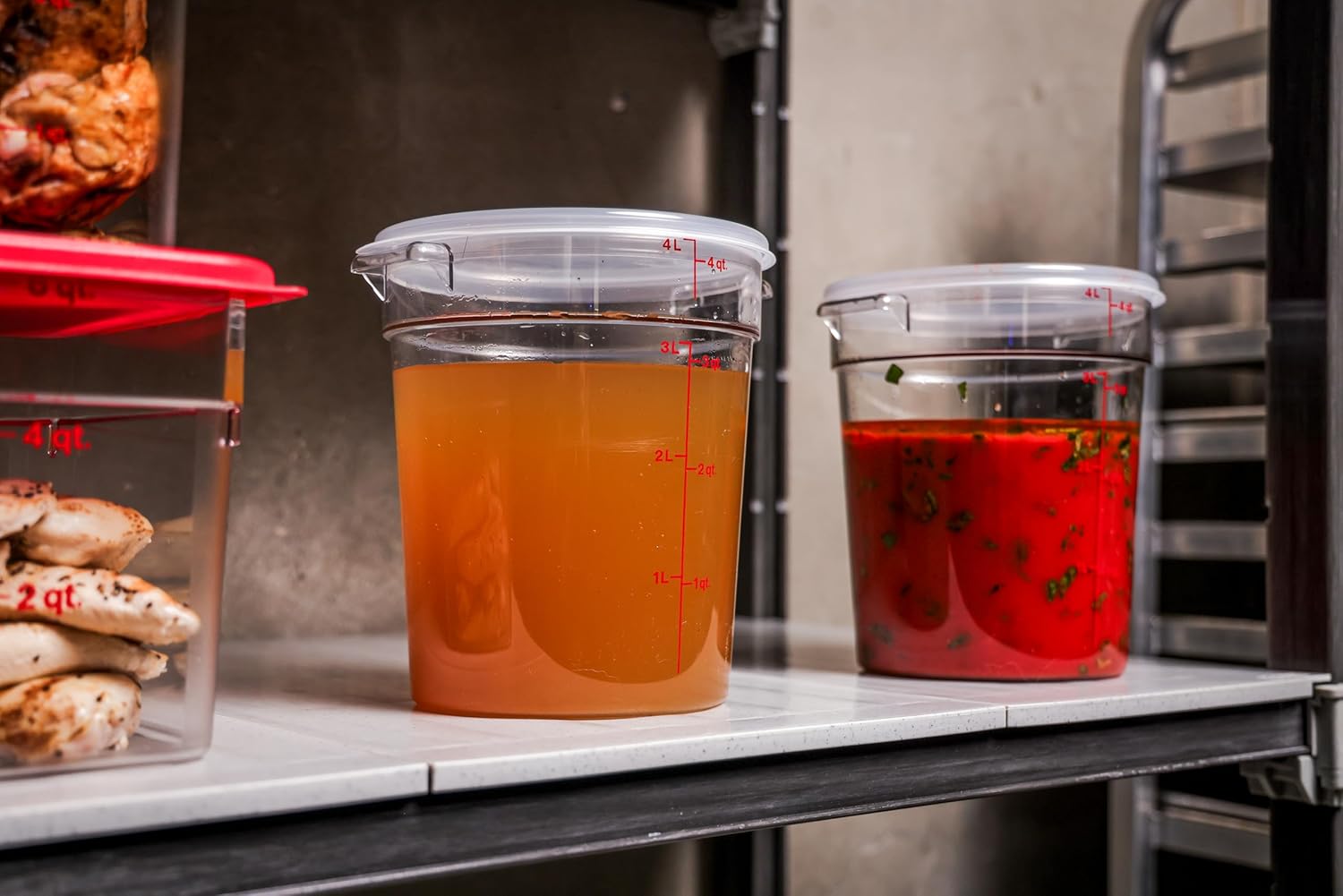 Food Storage Container with Li - Food Storage Quart Containers のレビューと価格