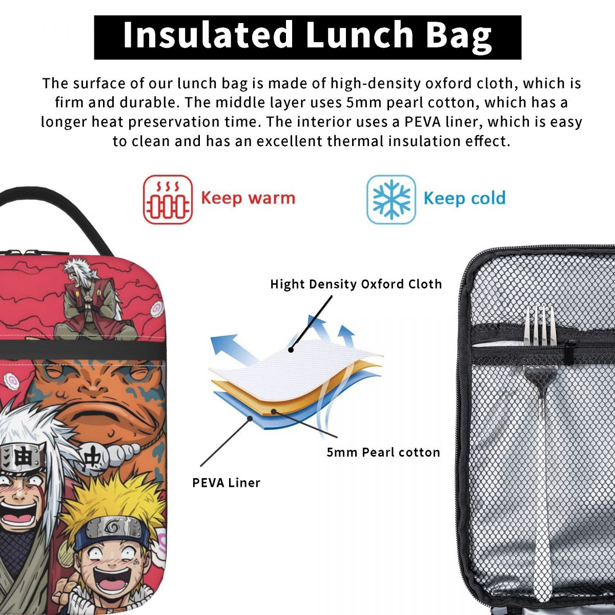 Custom Jiraiya & N-Narutoes Re - Food Storage Warmer のレビューと価格