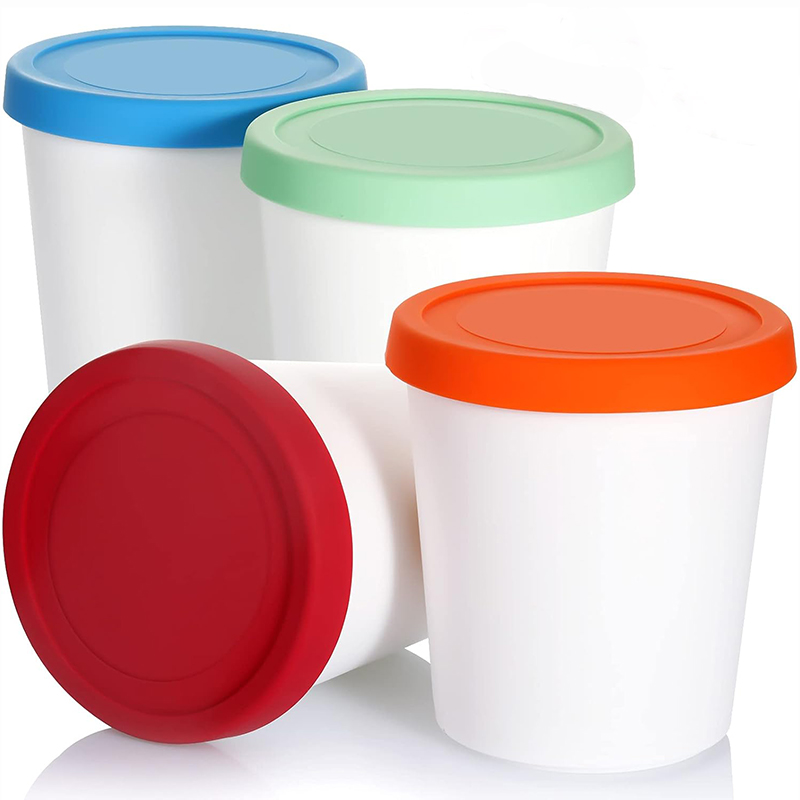 4Pcs Food Containers, 1 Quart  - Food Storage Quart Containers のレビューと価格