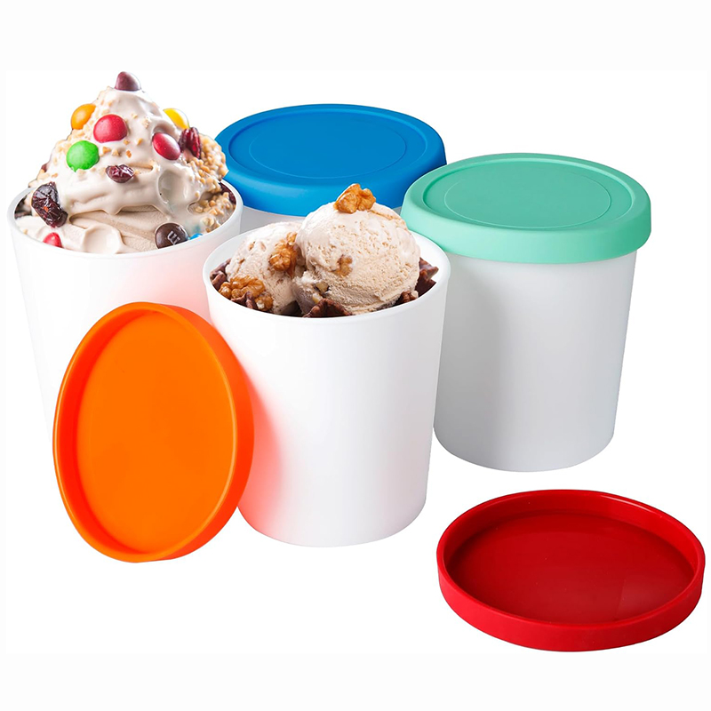 4Pcs Food Containers, 1 Quart  - Food Storage Quart Containers のレビューと価格