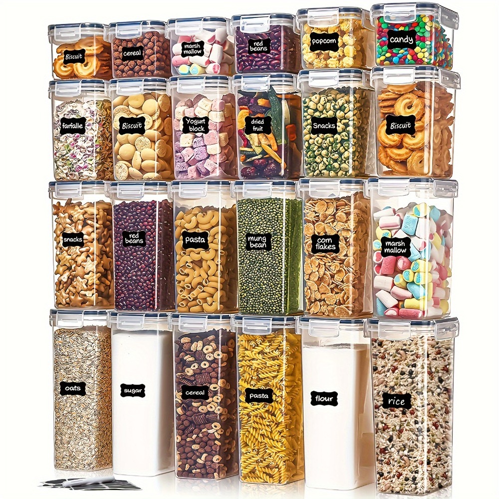 24Pcs Food Storage Containers  - Food Storage On Table のレビューと価格