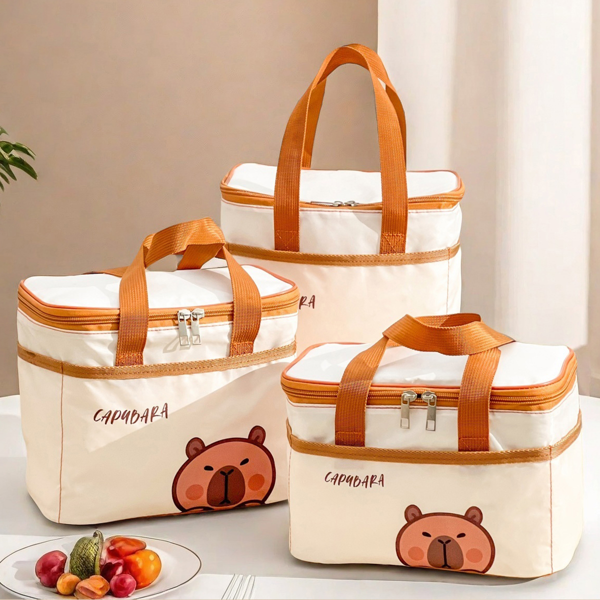 Cute Capybara Insulated Lunch  - Food Storage Warmer のレビューと価格