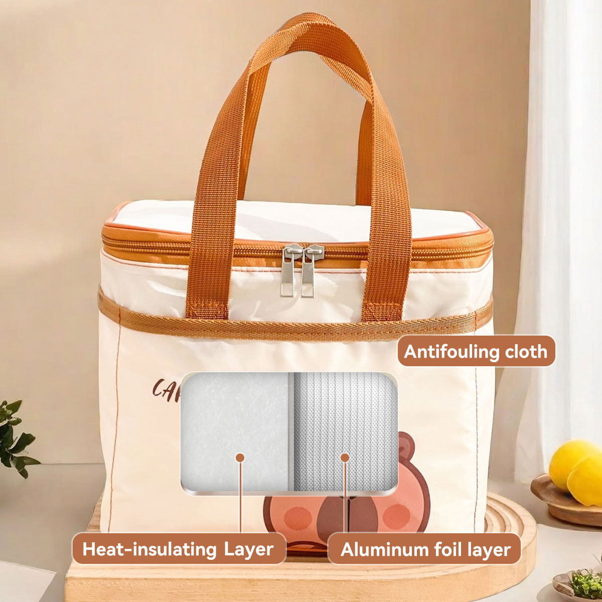 Cute Capybara Insulated Lunch  - Food Storage Warmer のレビューと価格