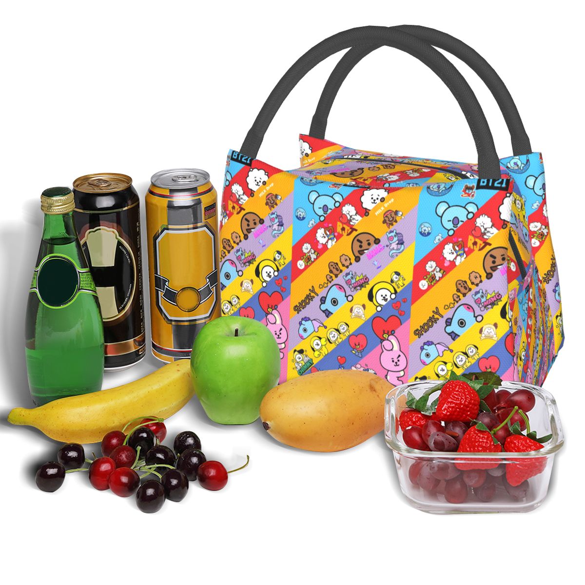 Cute Cartoon BT21 Insulated Lu - Food Storage In Cooler のレビューと価格