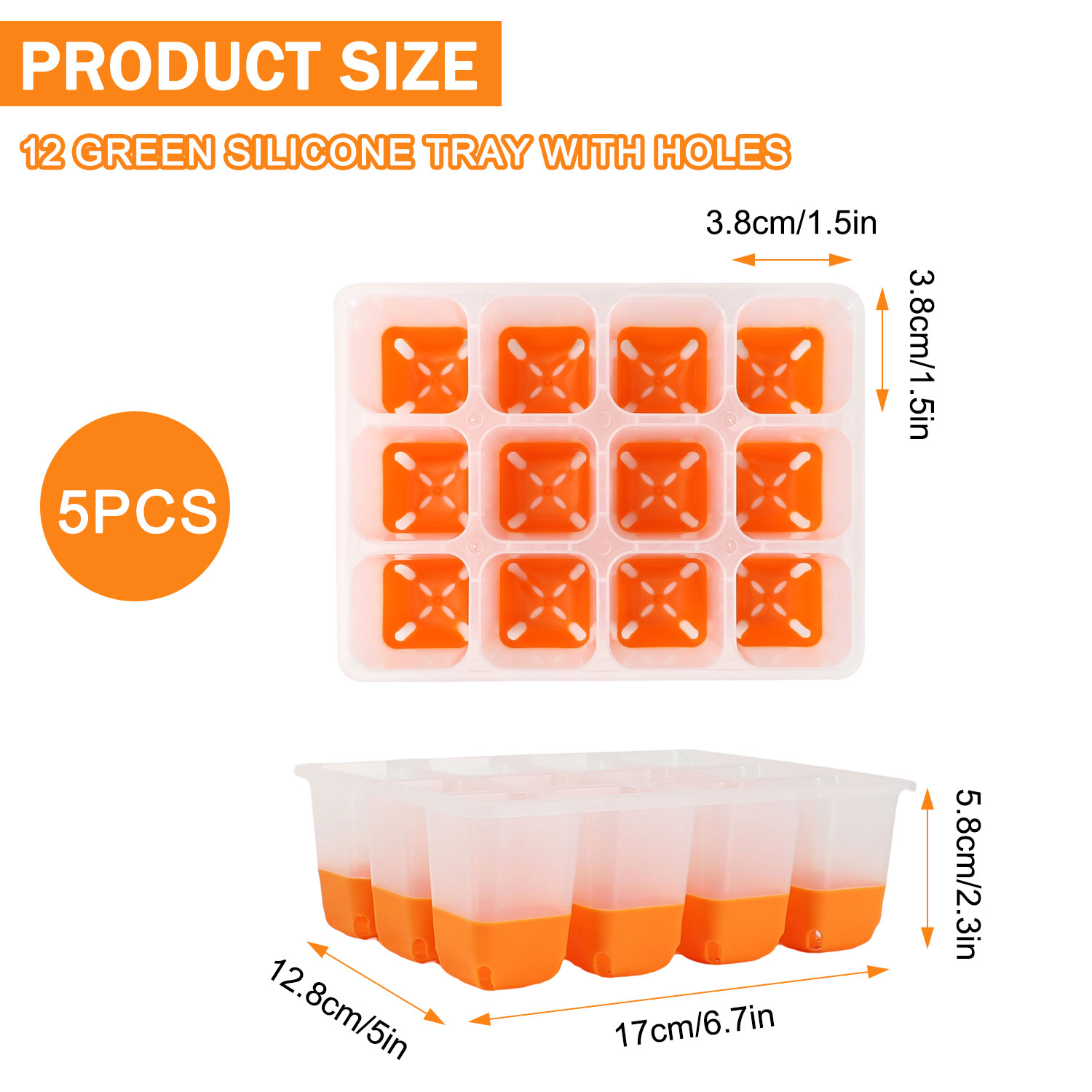 5/10 Orange Seed Starter Tray  - Food Storage Plants のレビューと価格
