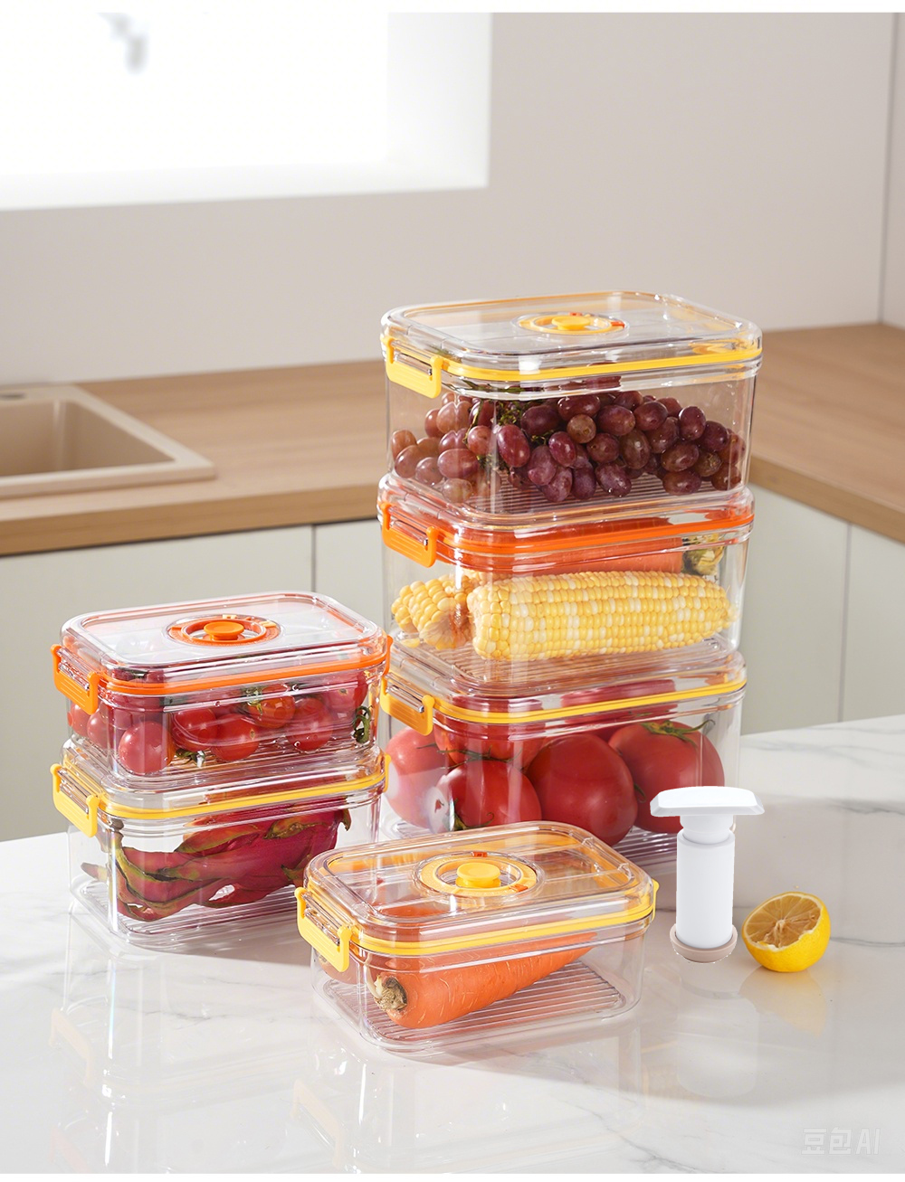 Vacuum Fresh-keeping Box Refri - Food Storage On Table のレビューと価格