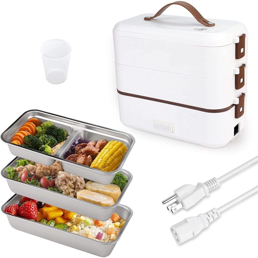 Self Cooking Electric Lunch Bo - Food Storage Warmer のレビューと価格