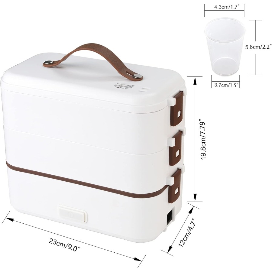 Self Cooking Electric Lunch Bo - Food Storage Warmer のレビューと価格