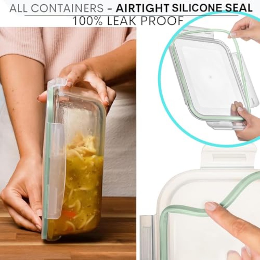 10 Cups/ 80 Oz 4 Pc Set of 2 G - Food Storage Containers Set のレビューと価格