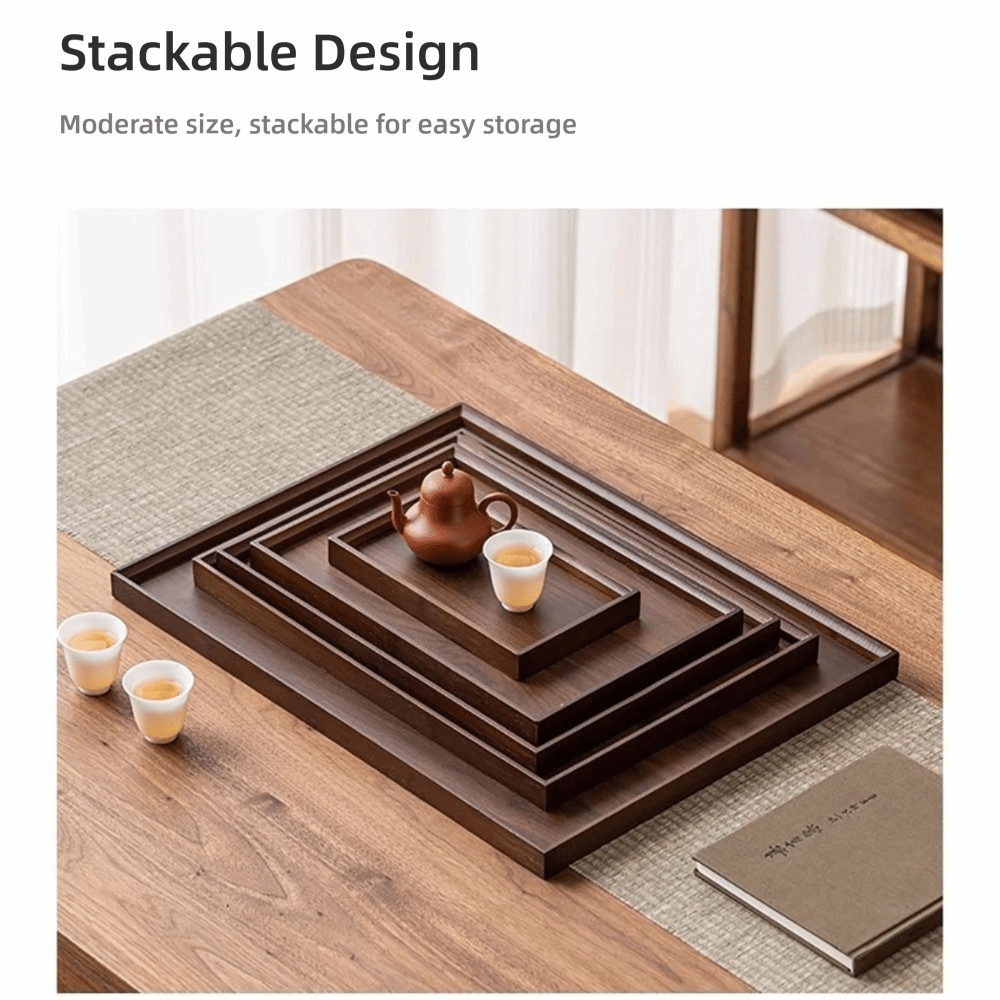 Decorate Tray Natural Bamboo B - Food Storage On Table のレビューと価格