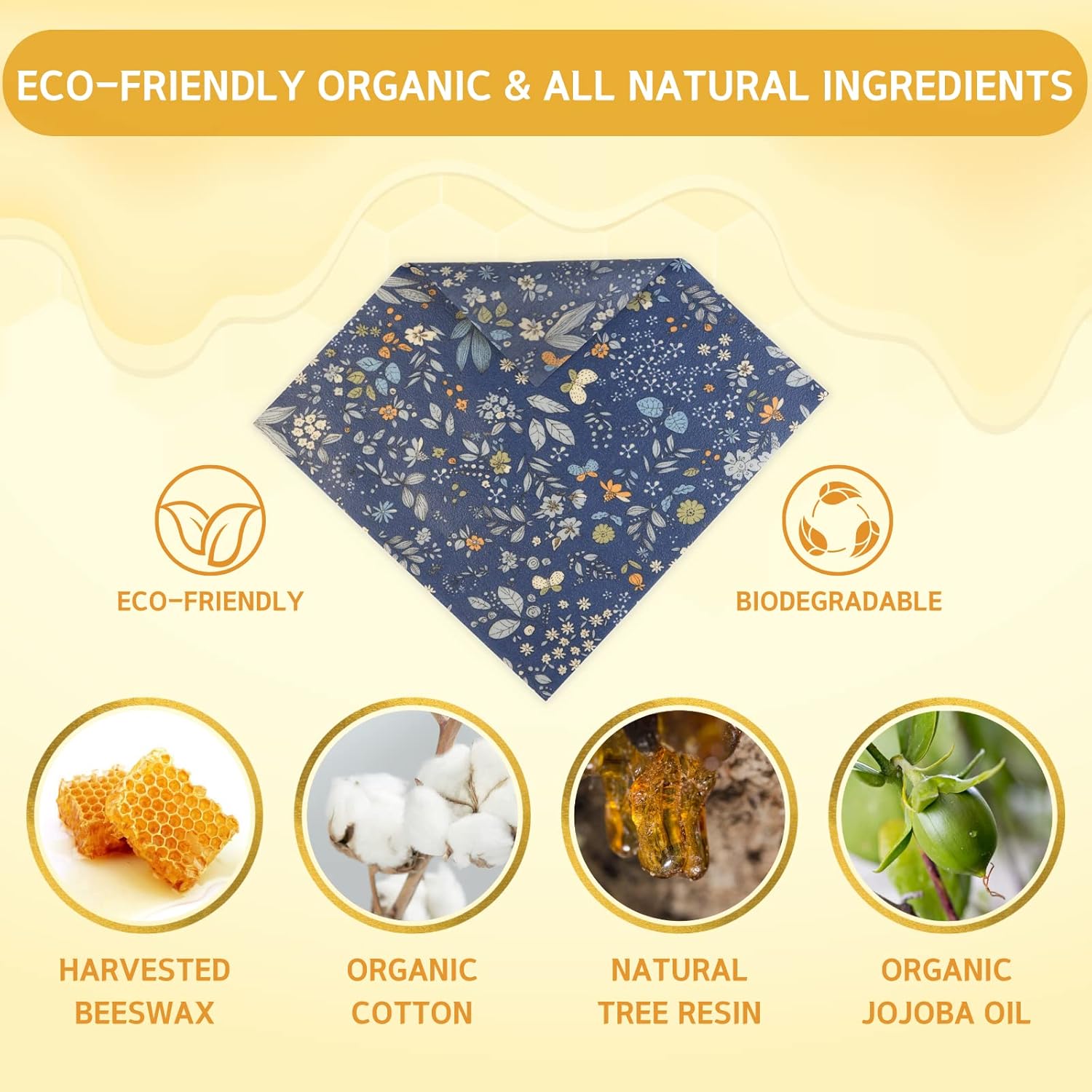 Eco-Friendly Beeswax Food Wrap - Beeswax Food Wrap のレビューと価格