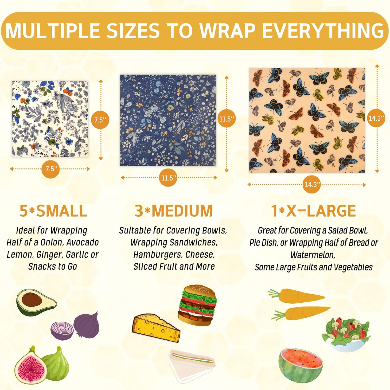 Eco-Friendly Beeswax Food Wrap - Beeswax Food Wrap のレビューと価格