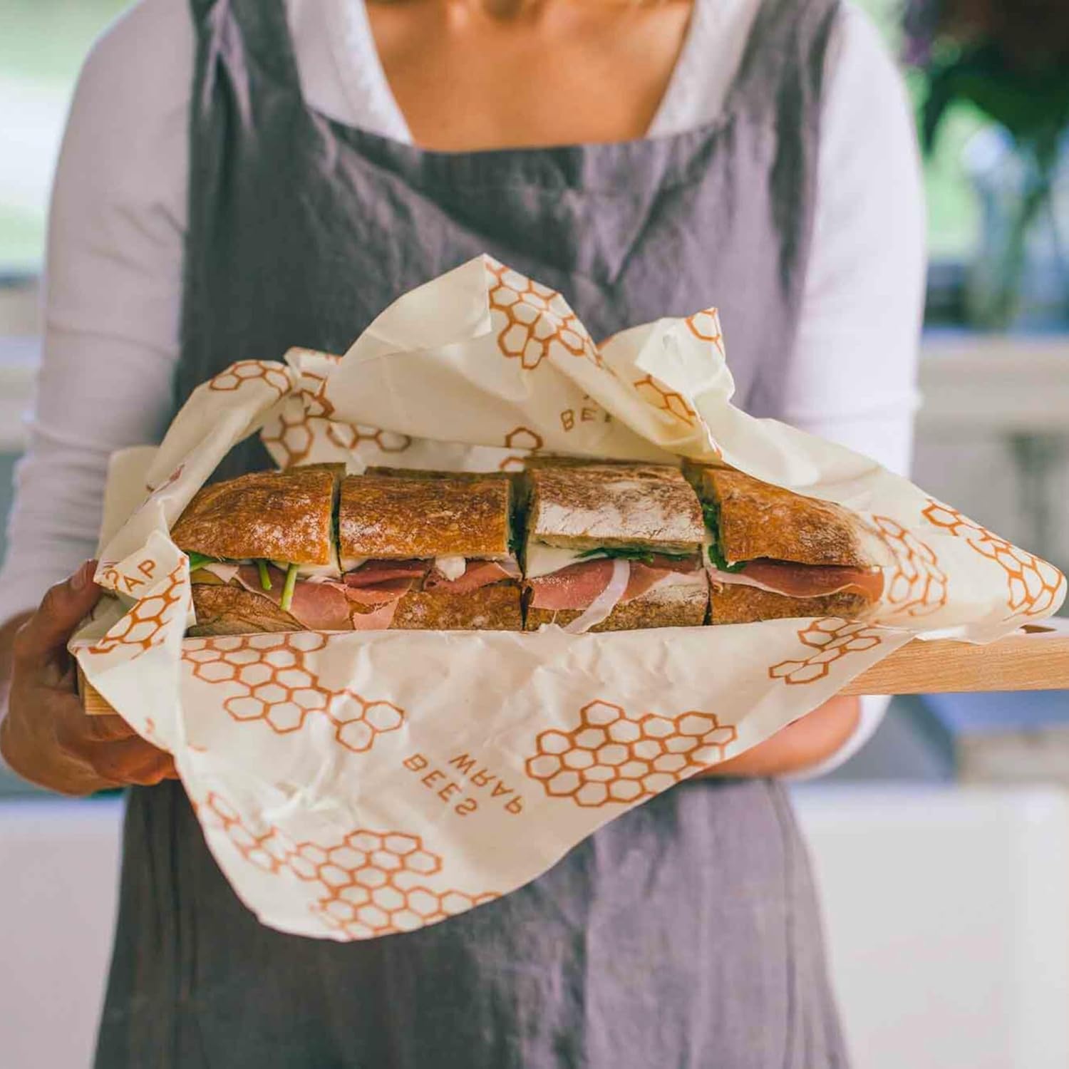Reusable Beeswax Bread Wrap -  - Beeswax Food Wrap のレビューと価格