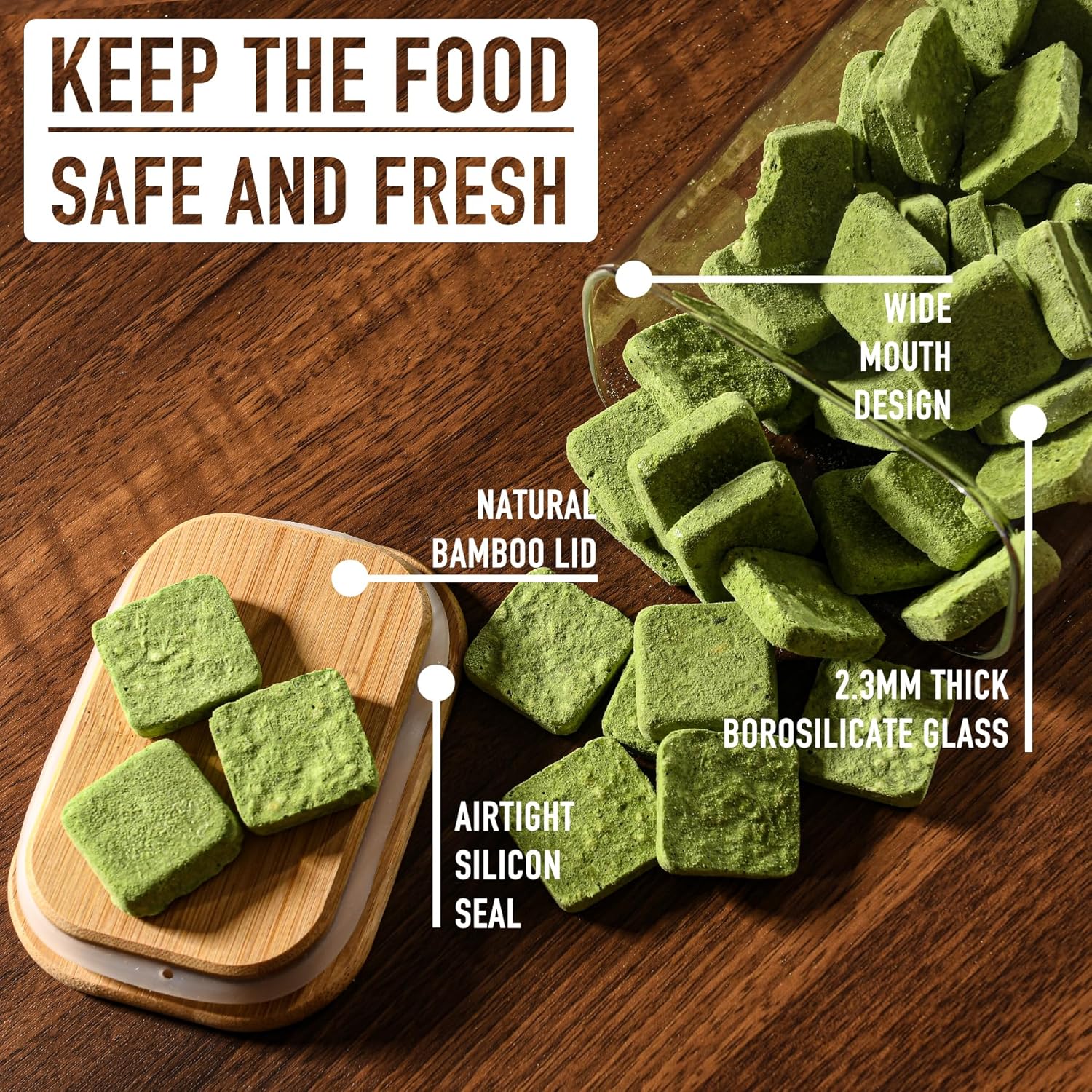 37oz Rectangle Airtight Glass  - Food Storage Containers Set のレビューと価格