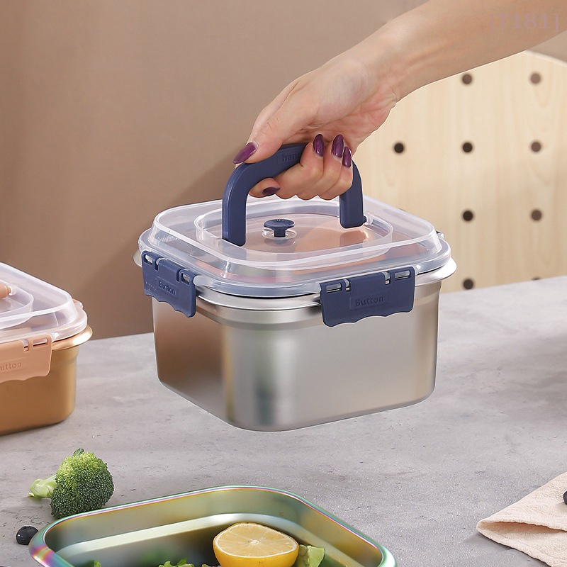 316Stainless Steel Salad Fruit - Food Storage Box Large のレビューと価格