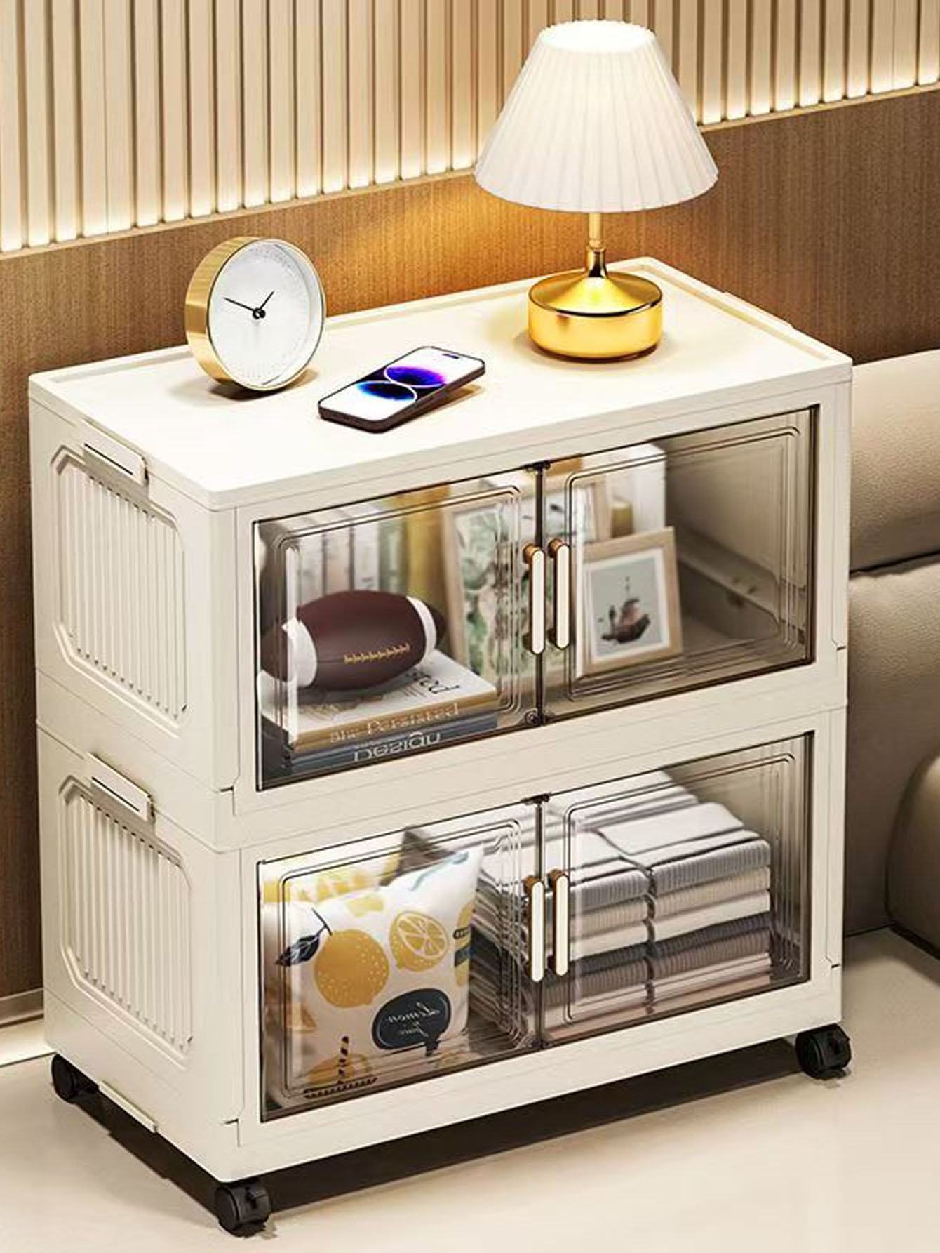 Storage Cabinet Folding Storag - Food Storage In Room のレビューと価格
