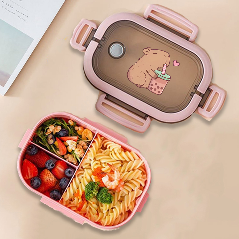 Capybara Bento Lunch Box Anime - Food Storage Containers Set のレビューと価格