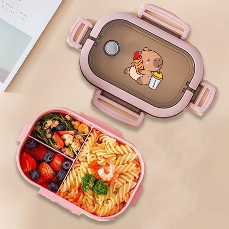 Capybara Bento Lunch Box Anime - Food Storage Containers Set のレビューと価格