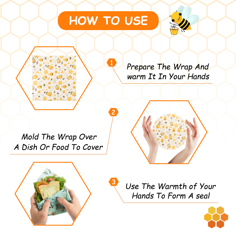 WEEDI 3Pack Reusable Beeswax W - Beeswax Food Wrap のレビューと価格