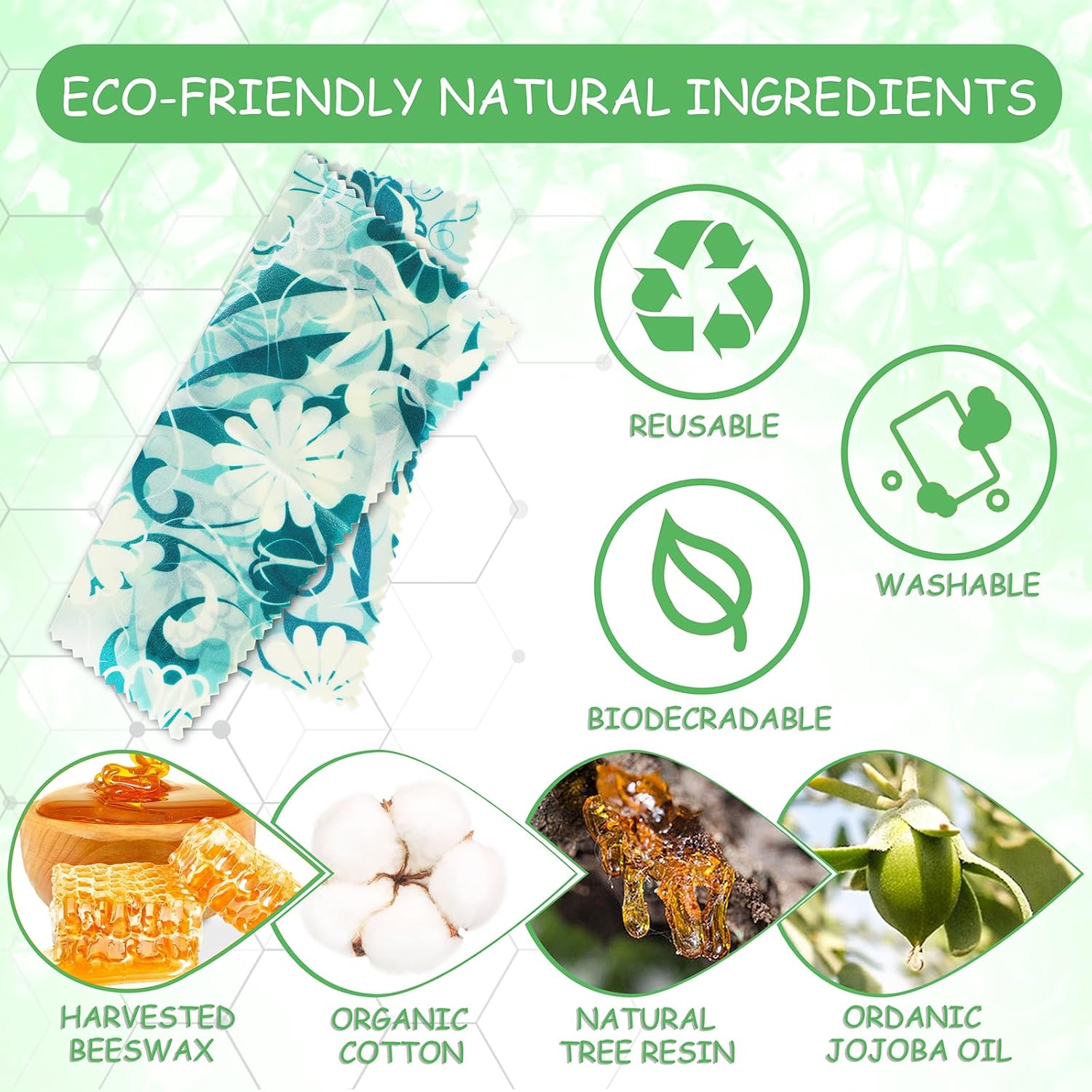 Eco-Friendly Beeswax Food Wrap - Beeswax Food Wrap のレビューと価格