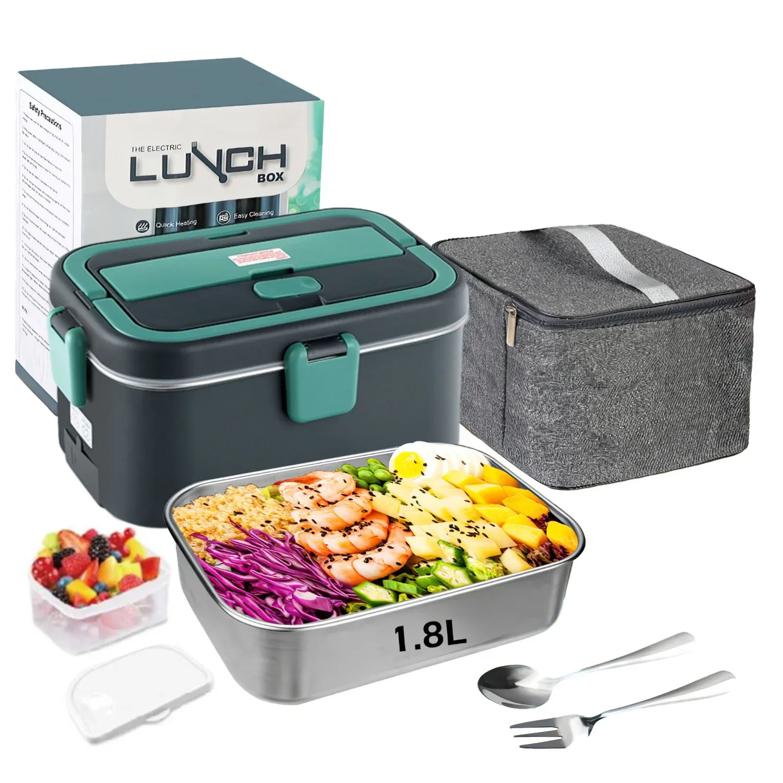 Electric Lunch Box Food Warmer - Food Storage Warmer のレビューと価格