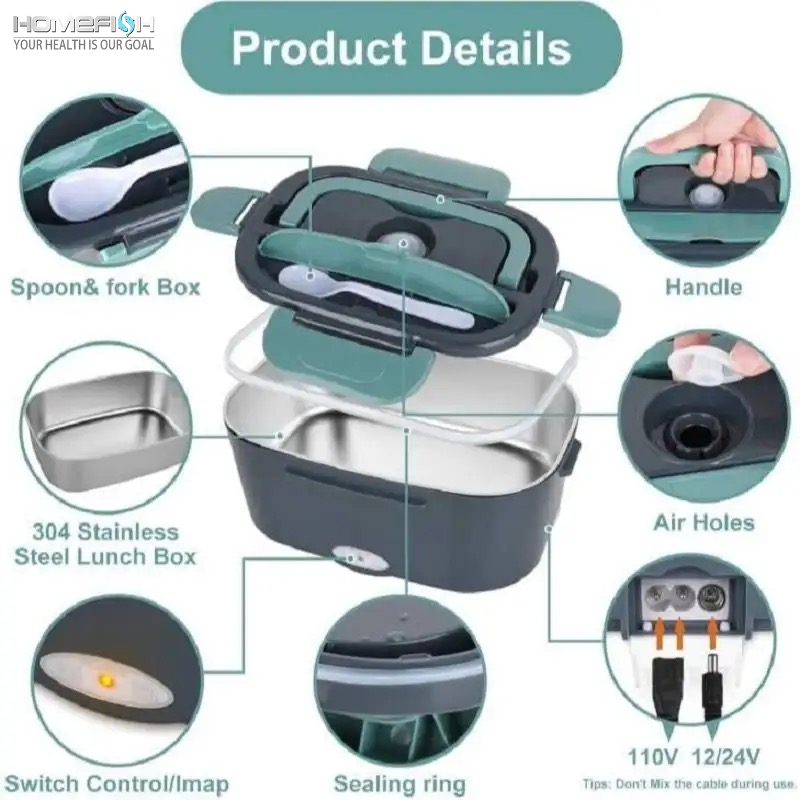 HOMEFISH 1.5 L 60W Electric Lu - Food Storage Warmer のレビューと価格