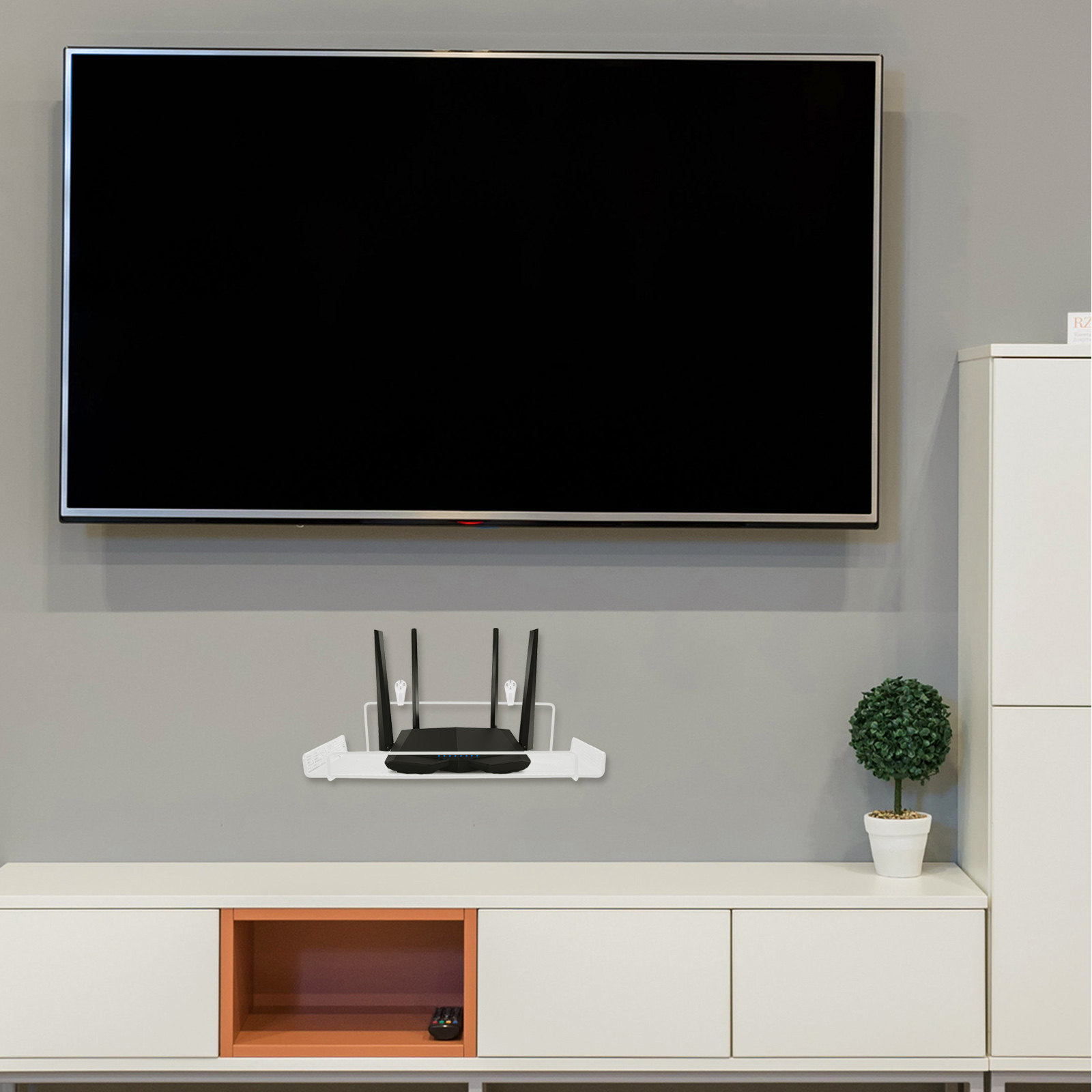 Wall Mounted Router Shelf No-D - Food Storage In Room のレビューと価格