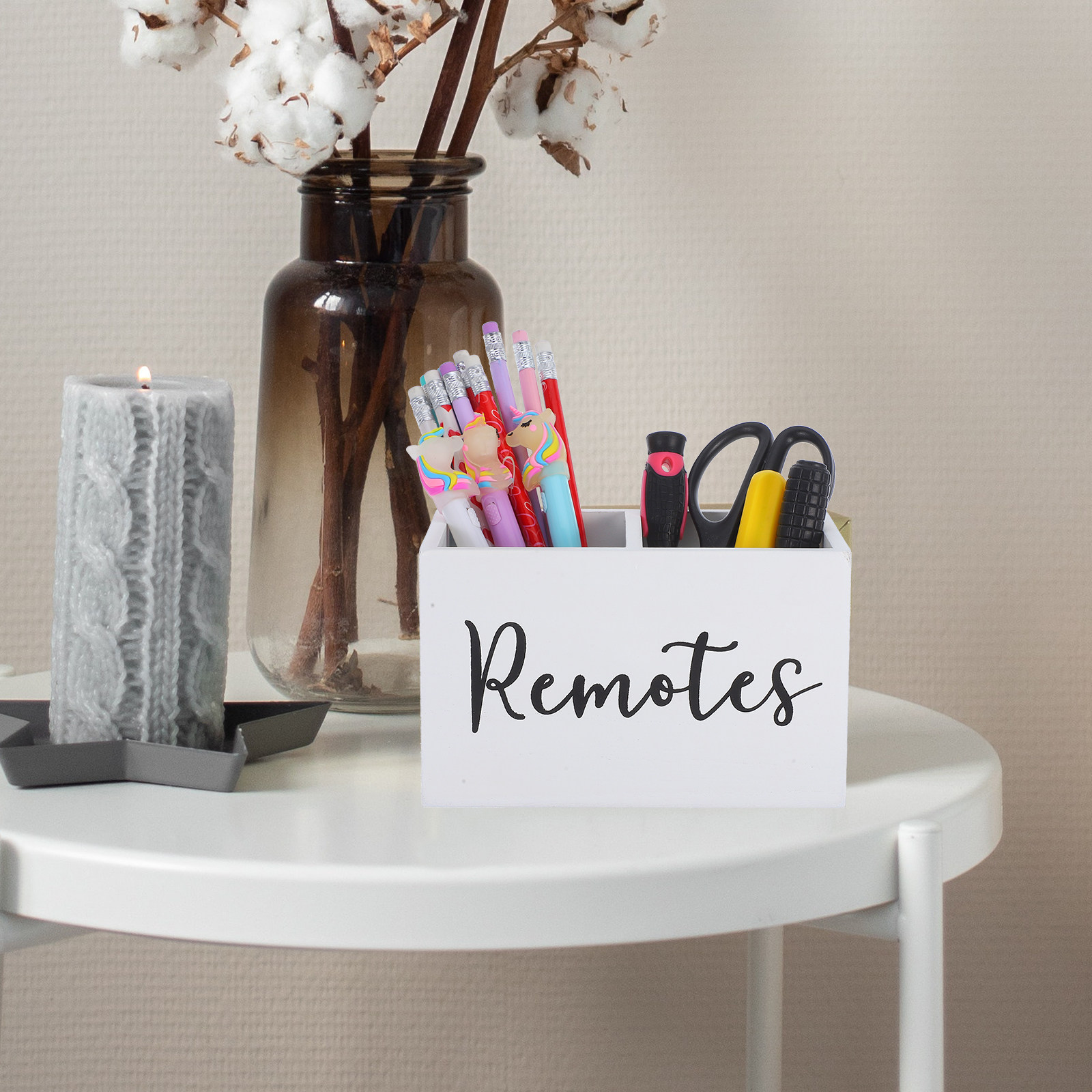 Rustic Wood Remote Control Hol - Food Storage In Room のレビューと価格