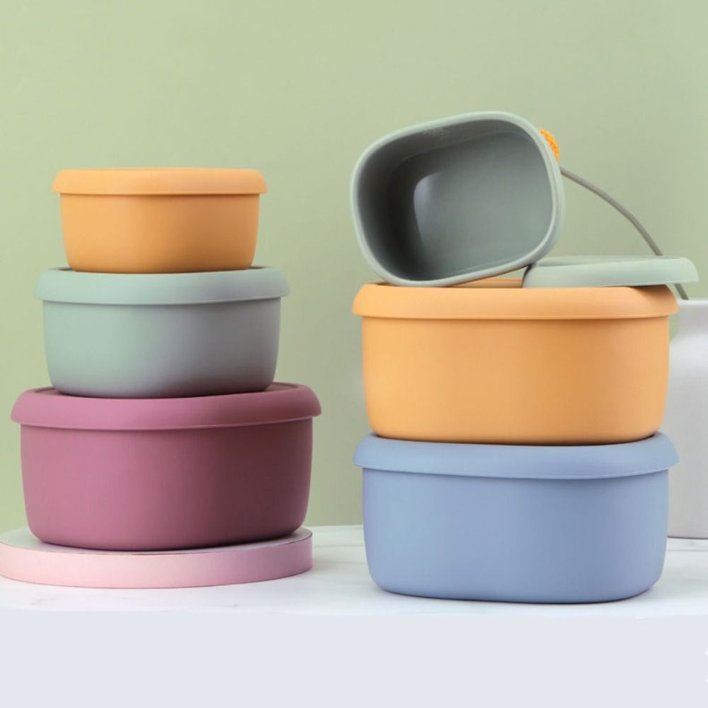 Reusable With Lid Silicone Lun - Food Storage On Table のレビューと価格