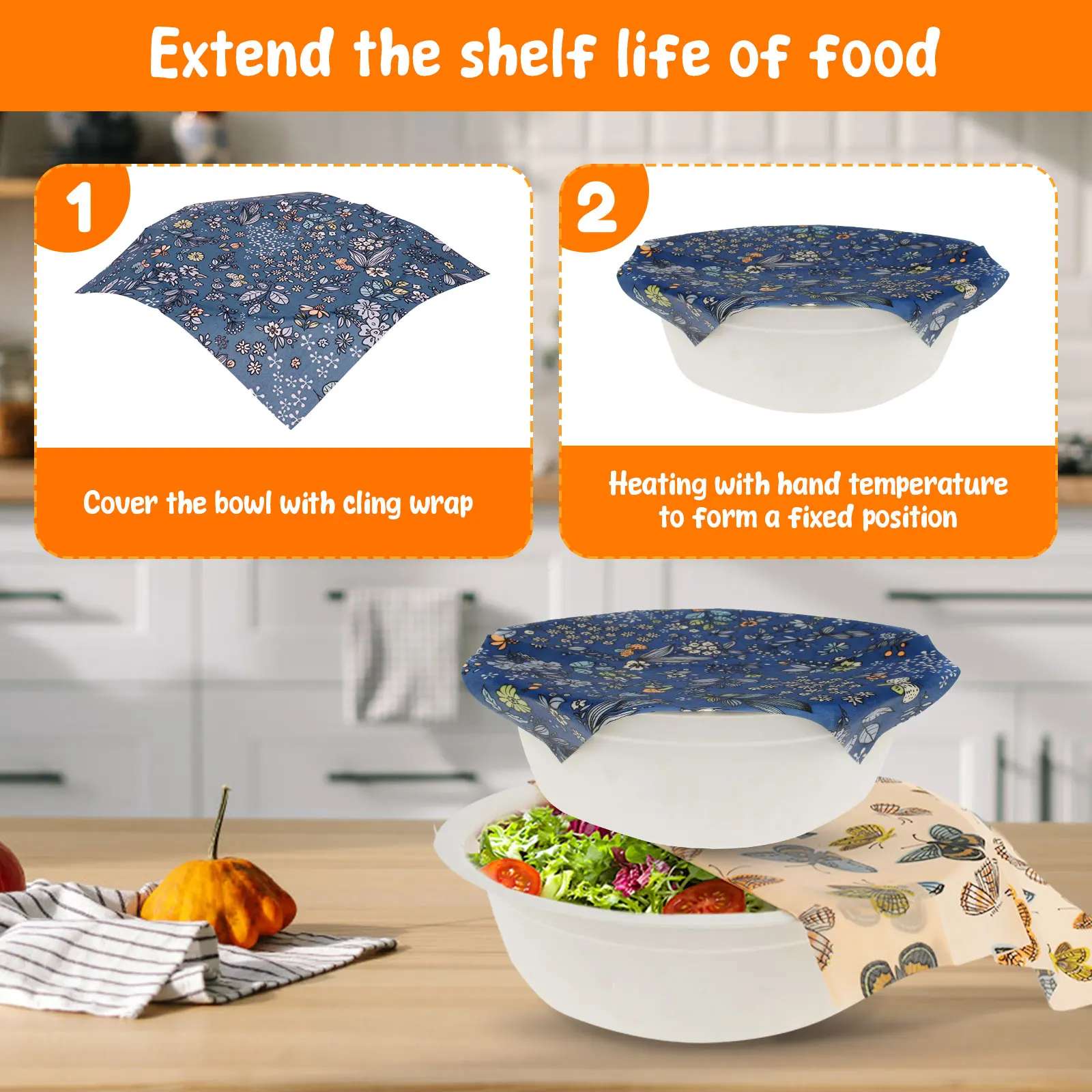 11 Pcs Beeswax Food Wrap Set R - Beeswax Food Wrap のレビューと価格