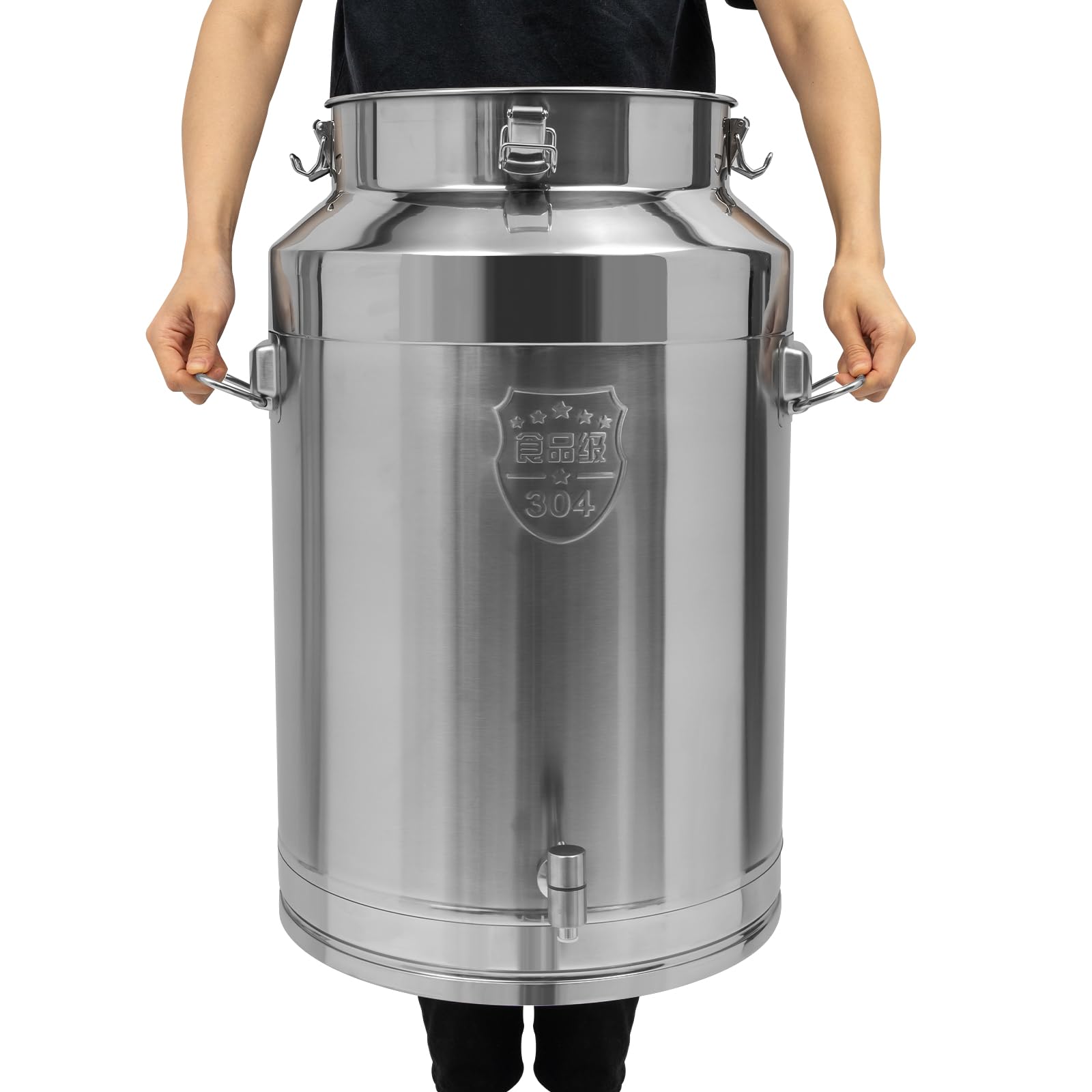 76L/20Gal Milk Can with Spigot - Food Storage In Cooler のレビューと価格