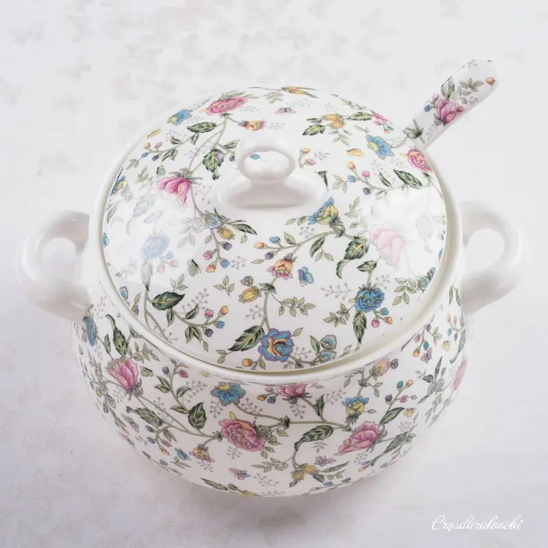9 Inch, Bone China Tureen for  - Food Storage Plants のレビューと価格