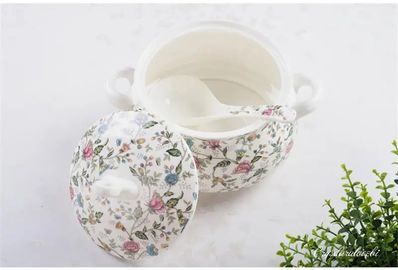 9 Inch, Bone China Tureen for  - Food Storage Plants のレビューと価格