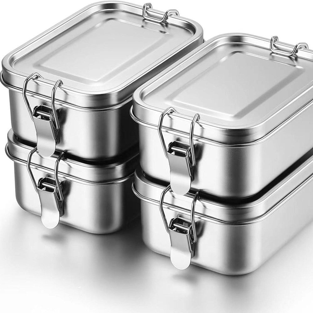 Durable Stainless Steel Bento  - Xl Food Storage Containers With Lids のレビューと価格