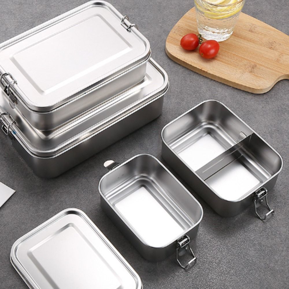 Durable Stainless Steel Bento  - Xl Food Storage Containers With Lids のレビューと価格