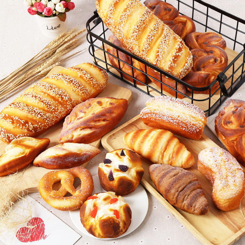 Simulation Food Artificial Bre - Food Storage On Table のレビューと価格