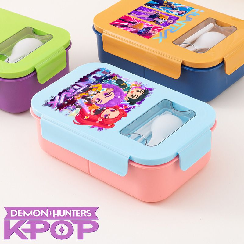 KPOP Demon Hunters  Lunch Box  - Food Storage In Room のレビューと価格