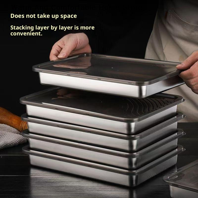 2/3/4/5pcs Stainless Steel Foo - Xl Food Storage Containers With Lids のレビューと価格