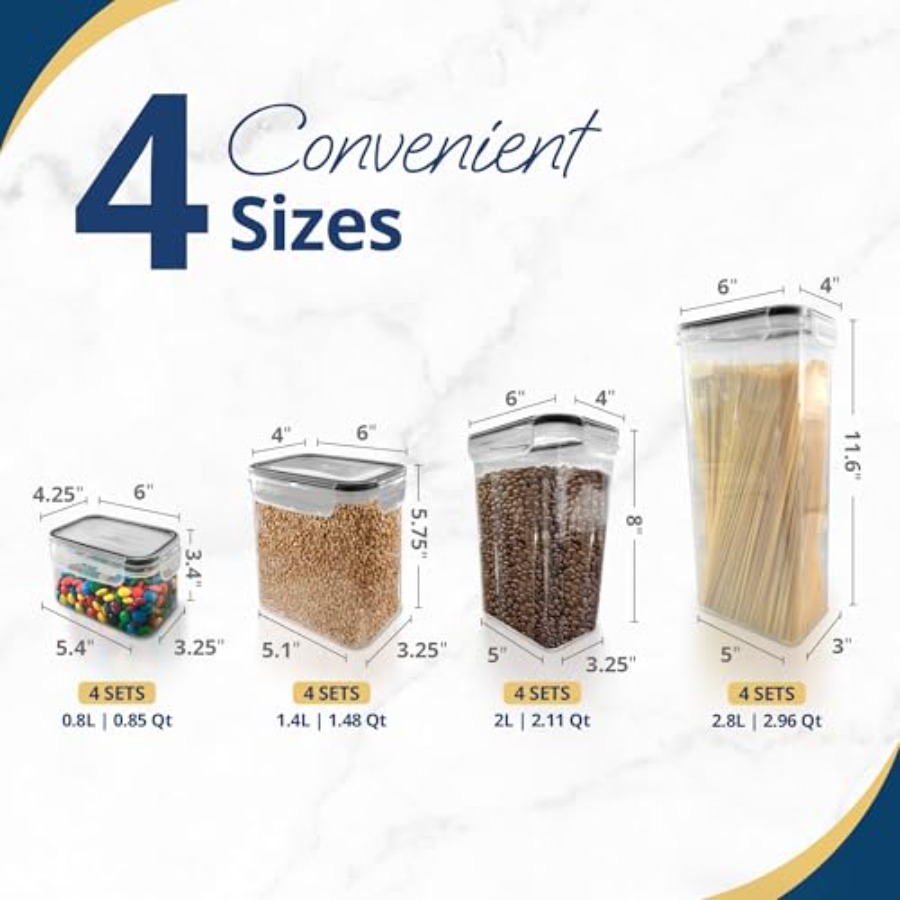 Airtight Food Storage Containe - Food Storage Containers Set のレビューと価格